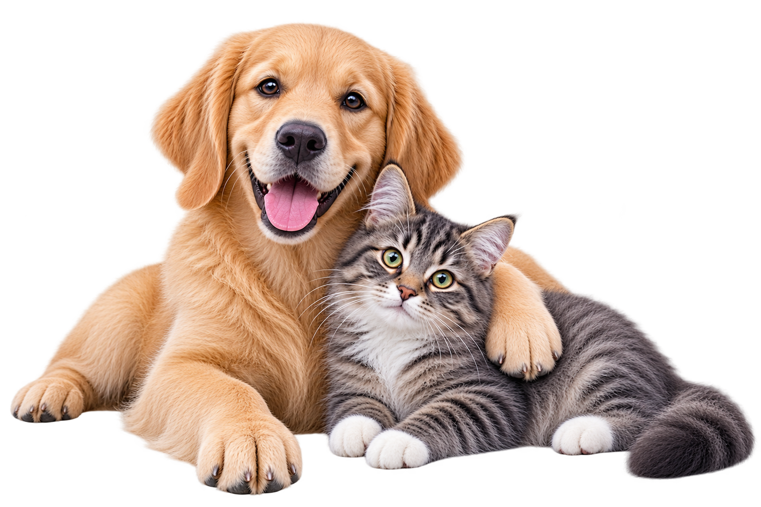 Chien et chat Croq'Poiloup